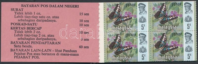 Johor Butterflies stampbooklet, Johor Lepkék bélyegfüzet