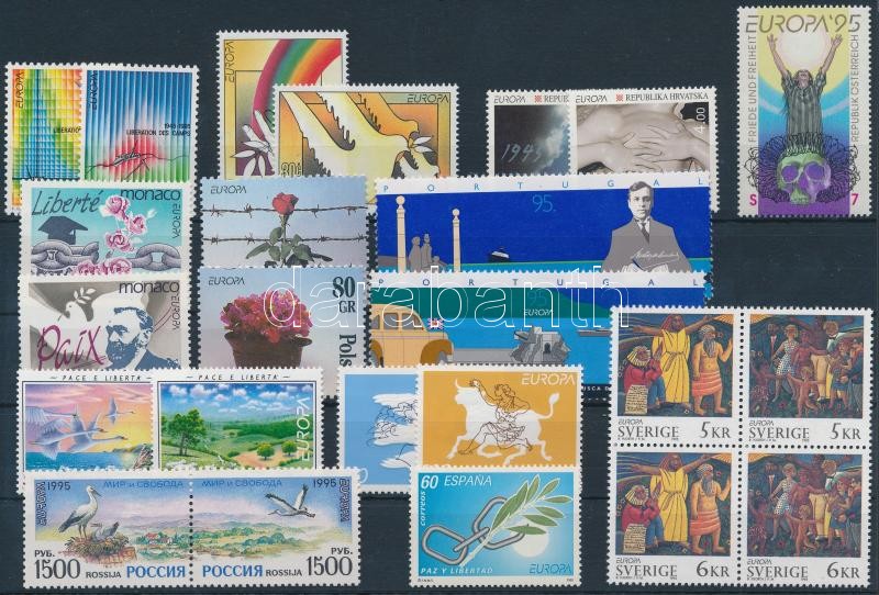 Europa CEPT 12 diff. countries 24 diff. stamps, Europa CEPT 12 klf ország kiadása: 24 klf bélyeg