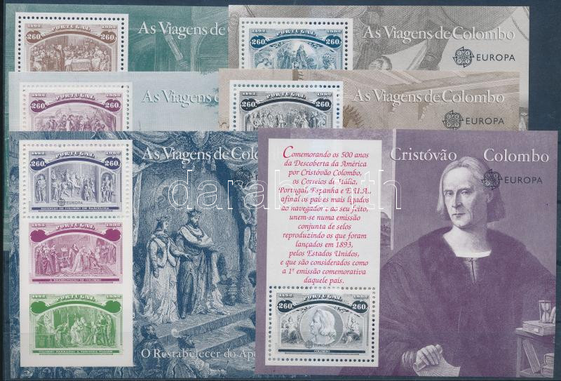 Europa CEPT Discovery of America block set, Europa CEPT Amerika felfedezése blokksor