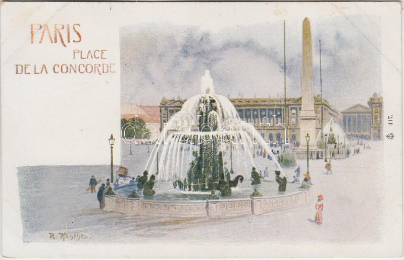 Paris, Place de la Concorde s: R. Hanche