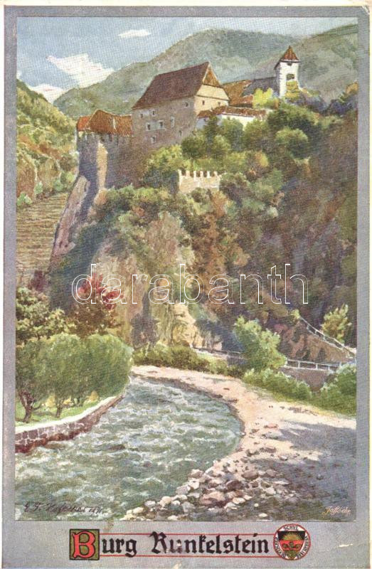 Bolzano, Bozen; Runkelstein castle 'Deutsche Schulverein' Karte Nr. 331. s: E. F. Hofecker