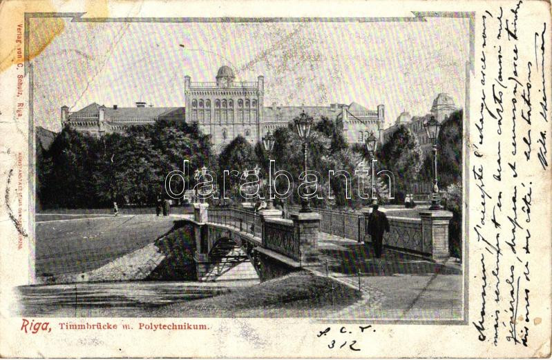 Riga, Timmbrücke, Polytechnikum