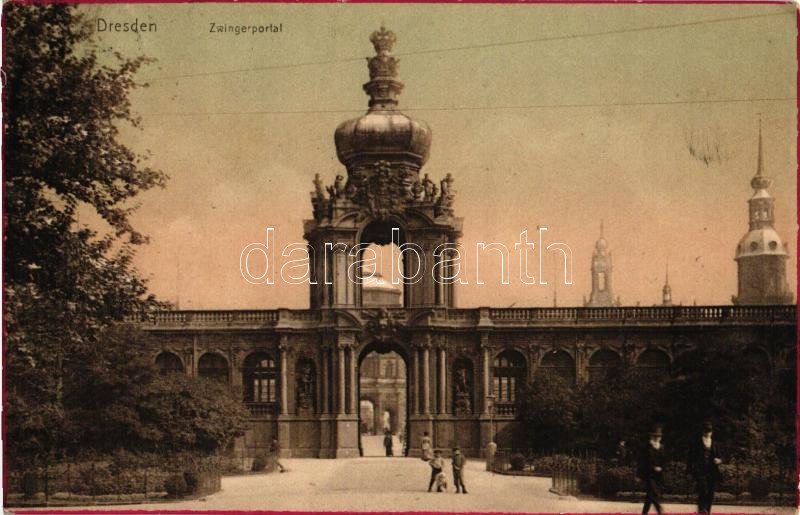 Dresden, Zwingerportal / gate