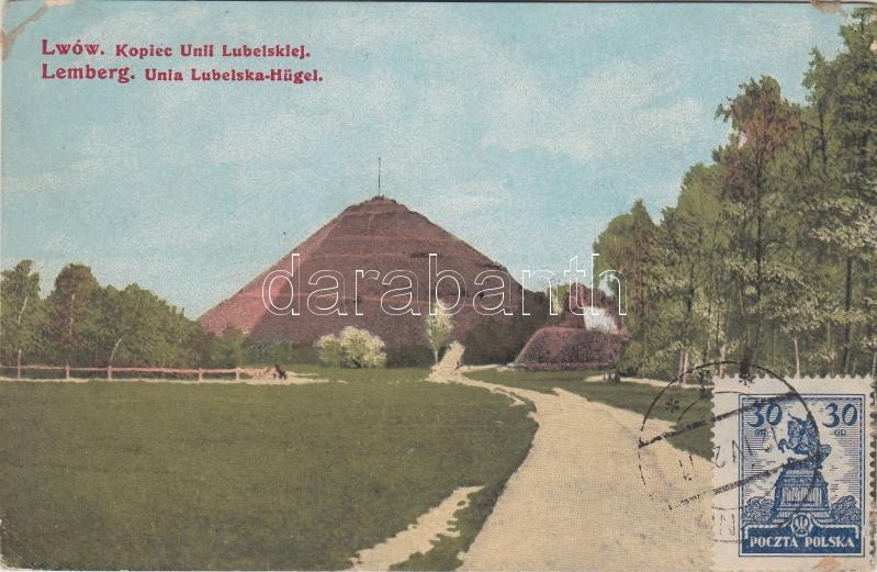 Lviv, Lwów, Lemberg; Unia Lubelska Hügel, TCV card
