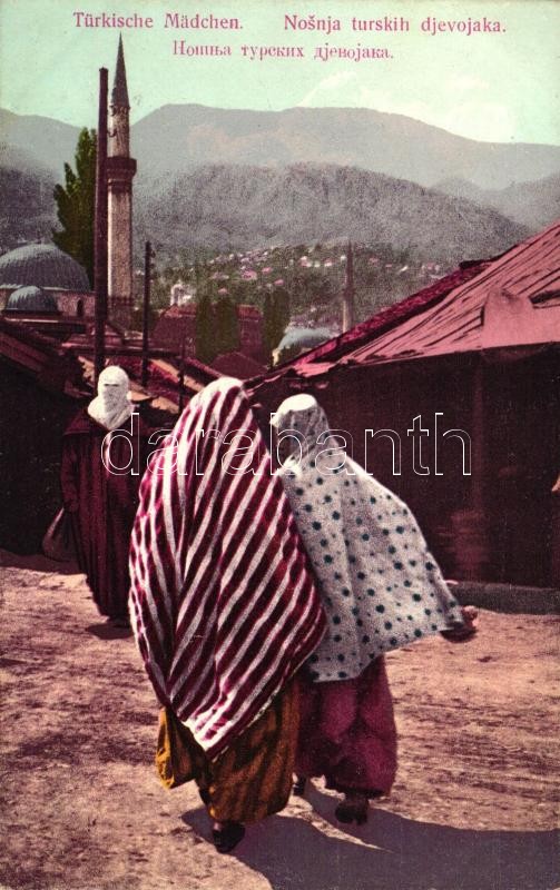 Turkish girls, folklore, Török lányok