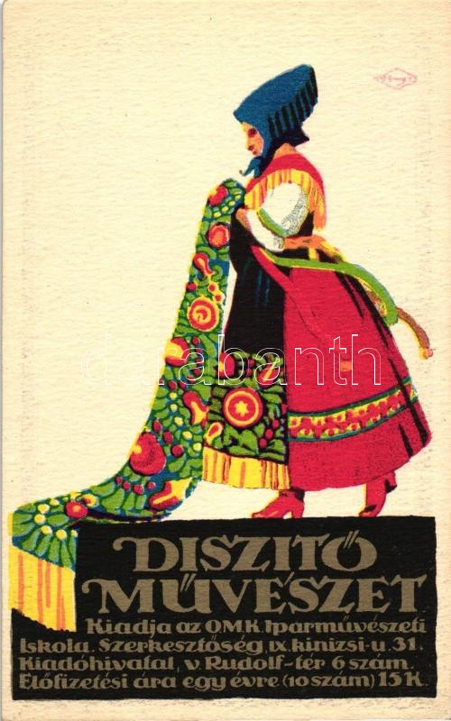 Hungarian decorative arts, folklore, Díszítő Művészet, kiadja az OMK Iparművészeti Iskola