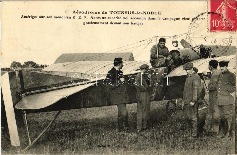 Toussus-le-Noble, Aerodorome, Amérigot / Monoplan R.E.P. aircraft, Egyfedeles repülőgép (R.E.P.)