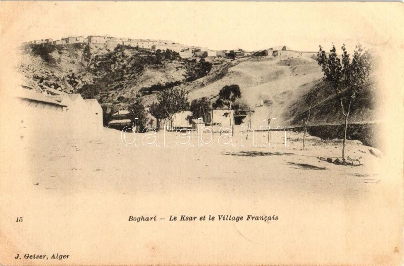 Ksar Boukhari, Boghari; French village