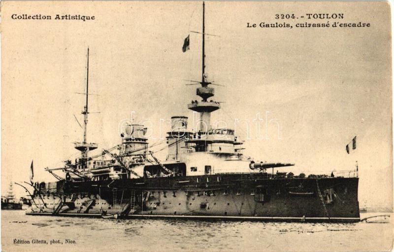 French battleship Gaulois, Gaulois francia csatahajó