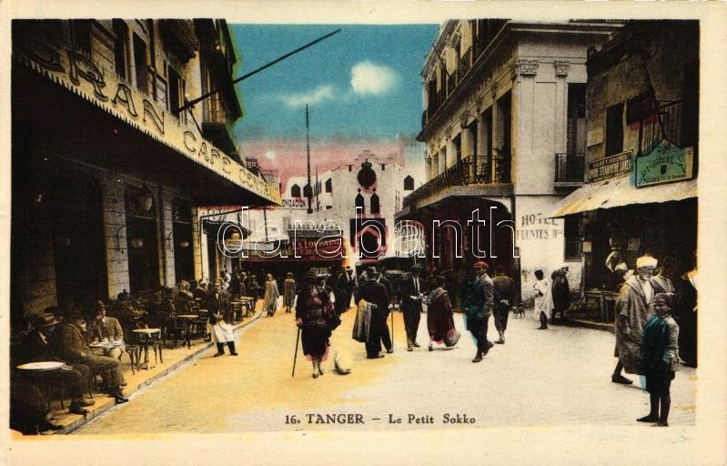Tanger, Le Petit Sokko, hotel, Gran Cafe Central