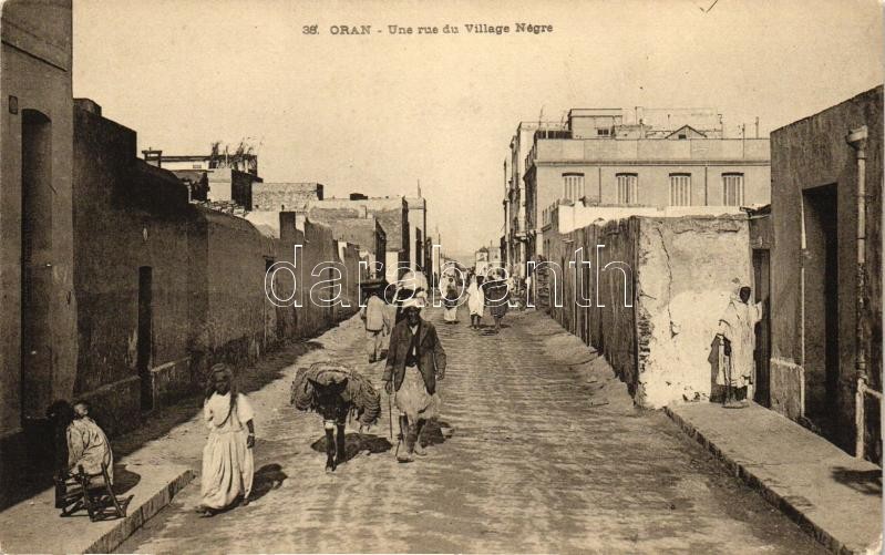 Oran, Une rue du village Négre / street