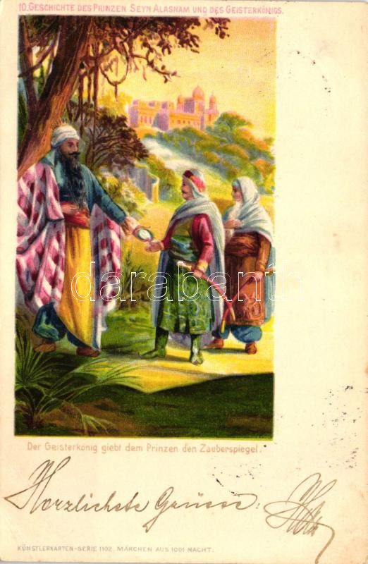 1001 Nights Tales, Seyn Alasnam litho s: Mackott, 1001 Éjszaka meséi, Seyn Alasnam litho s: Mackott