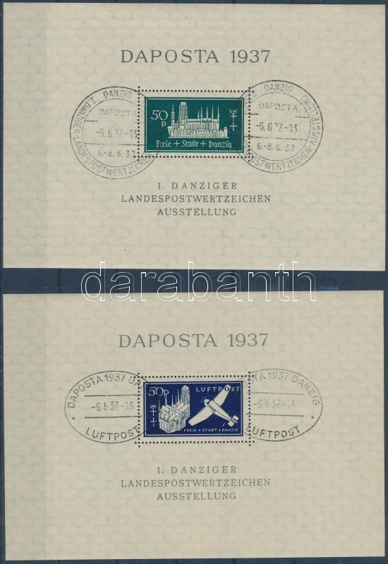 DAPOSTA stamp exhibition block set, DAPOSTA bélyegkiállítás blokksor