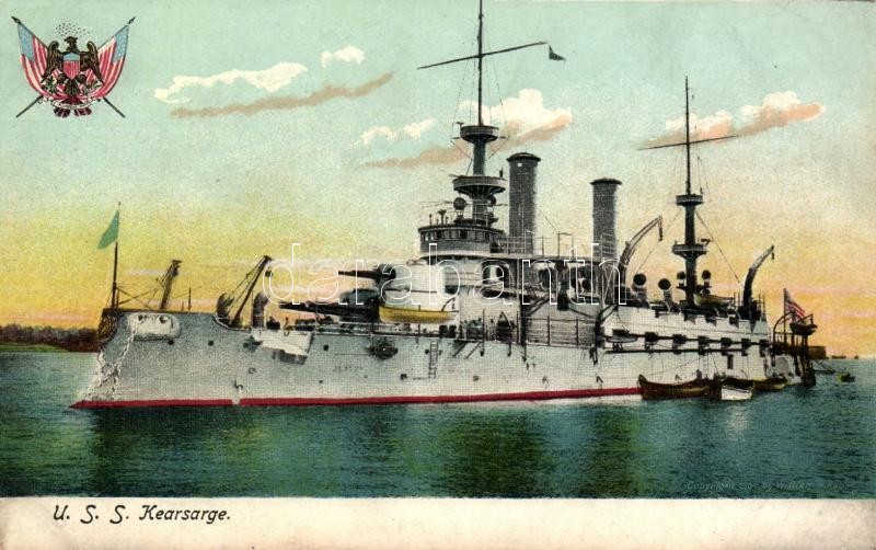 Amerikai haditengerészet csatahajója, USS Kearsarge; US navy, battleship