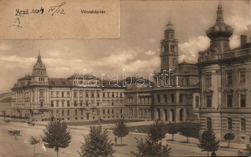 Arad, town hall, sqaure, Arad, Városház tér