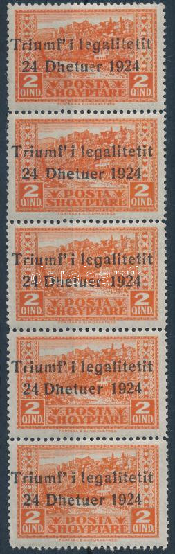 Constitutional overprinted stripe of 5, Alkotmány felülnyomott ötöscsík