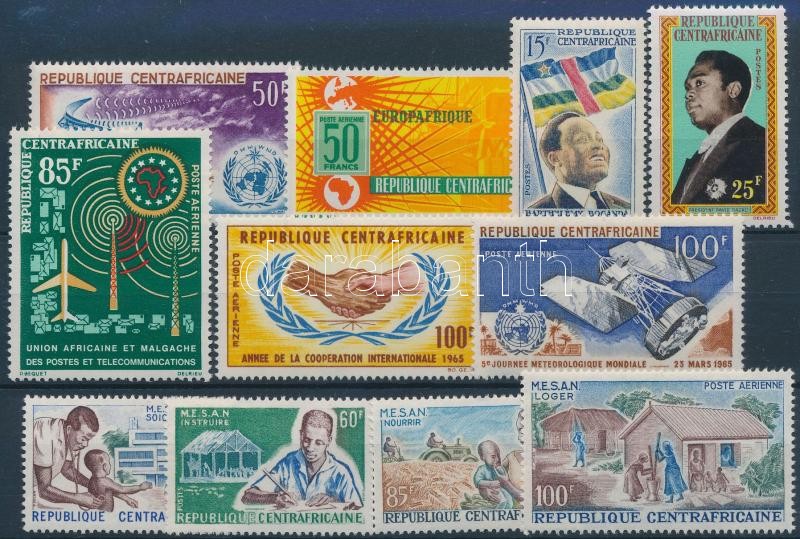 1959-1965 11 stamps with sets, 1959-1965 11 db bélyeg, közte teljes sor