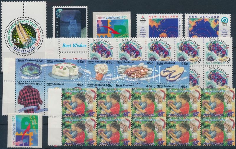 6 db bélyeg és 3 bélyegfüzetlap, 6 stamps + 3 stampbooklet sheets