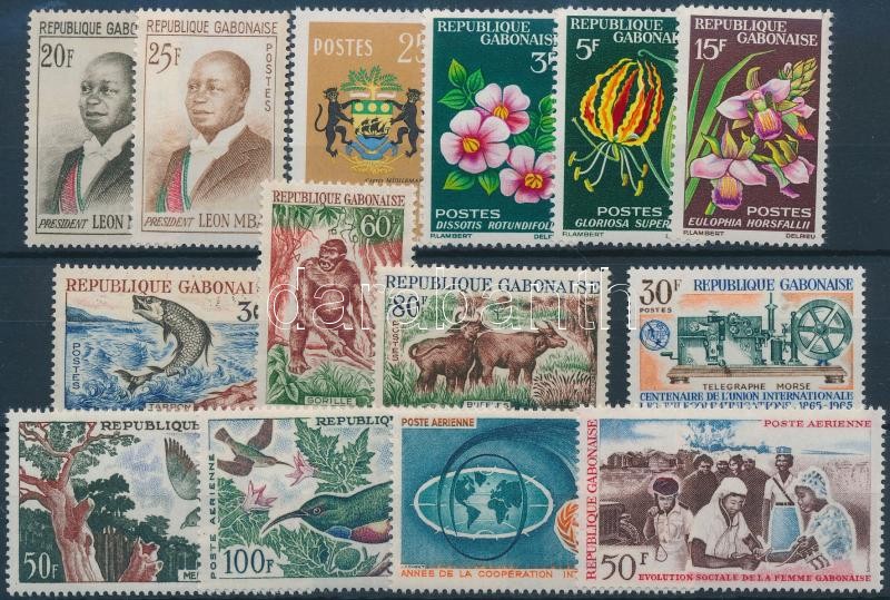 1962-1965 14 stamps with sets, 1962-1965 14 db bélyeg, közte teljes sorok