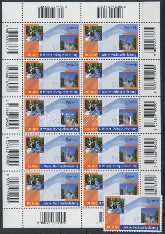 Resource stamp + mini sheet, Forrás bélyeg + kisív