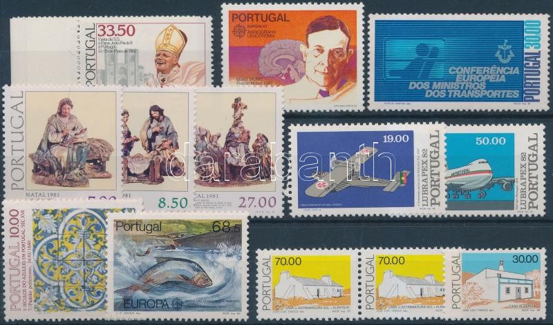 1981-1987 13 stamps, 1981-1987 13 db bélyeg
