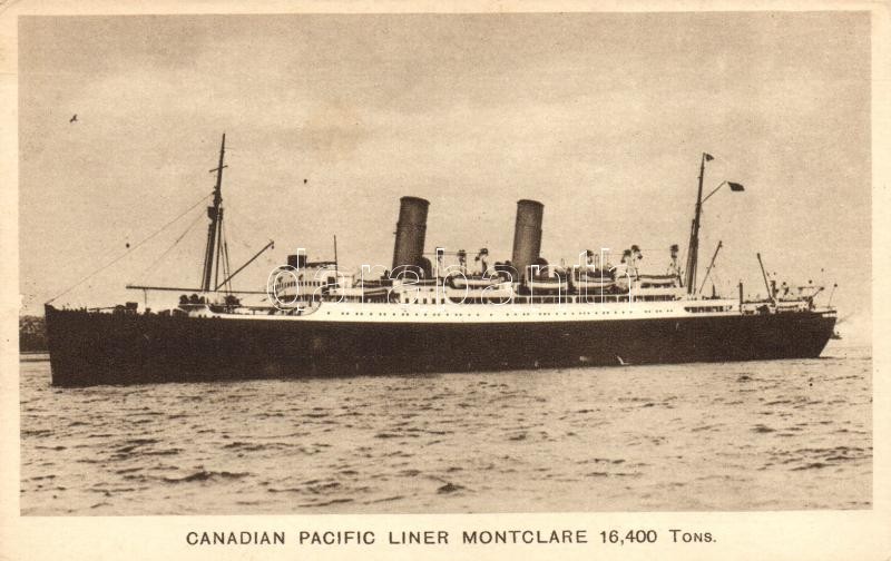Canadian Pacific Liner Montclare, Montclare óceánjáró hajó