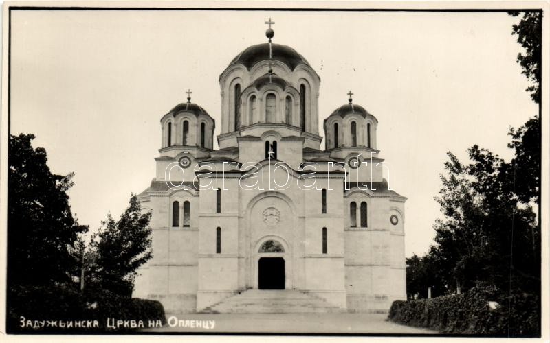 Topola, Oplenac church