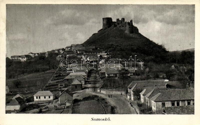 Siatorská Bukovinka; castle ruins, Sátorosbánya, Siatorská Bukovinka; Somoskői vár / Hrad Somoska