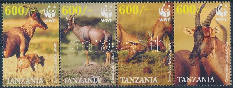 WWF antilop négyescsík, WWF Antelope stripe of 4