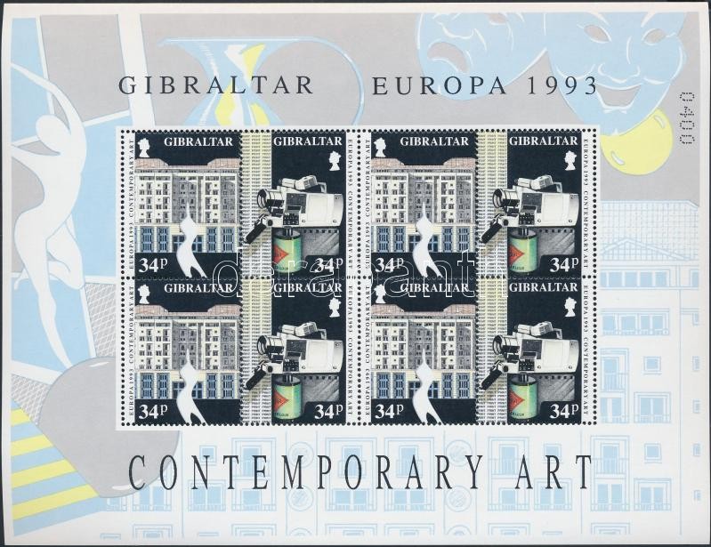 Europa CEPT: contemporary art mini sheet set, Europa CEPT: Kortárs művészet kisívsor