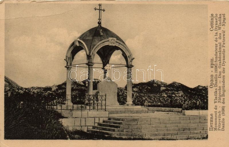 Cetinje, Monuments of Vladika Danilo (non pc)