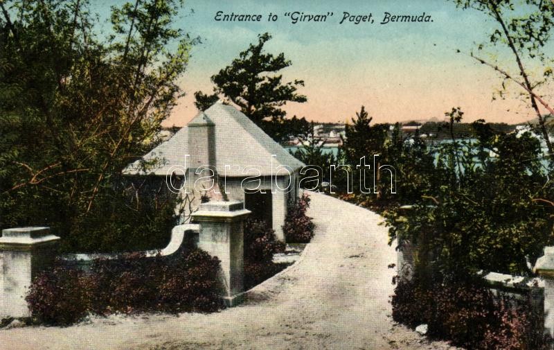 Bermuda, entrance to Girvan Paget