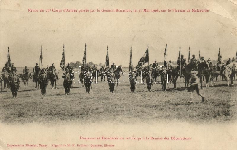 1906 Plateau de Malzéville, Review of the French 20th Army Corps, General Bailloud