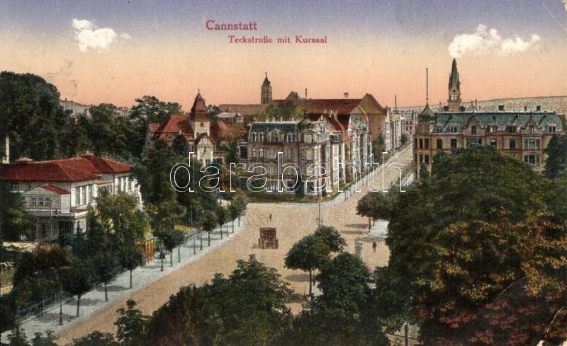 Cannstatt, Teckstrasse, Kursaal / street view