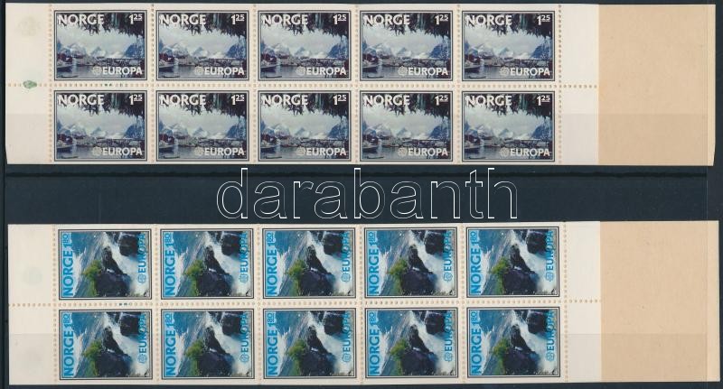 Europa CEPT 2 diff. stampbooklets, Europa CEPT 2 klf bélyegfüzet