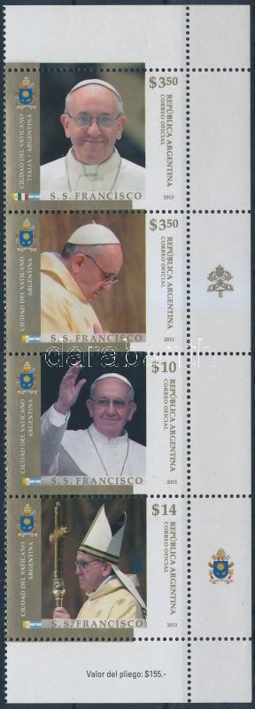 Pope Francis stripe of 4, Ferenc pápa négyescsík