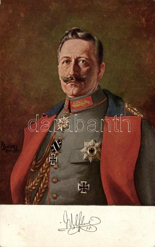 Kaiser Wilhelm II s: R. Swierzy, II. Vilmos német császár s: R. Swierzy
