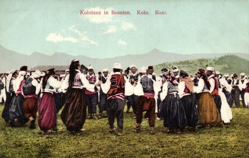 Kolo néptánc Boszniaban, Kolo folk dance in Bosnia