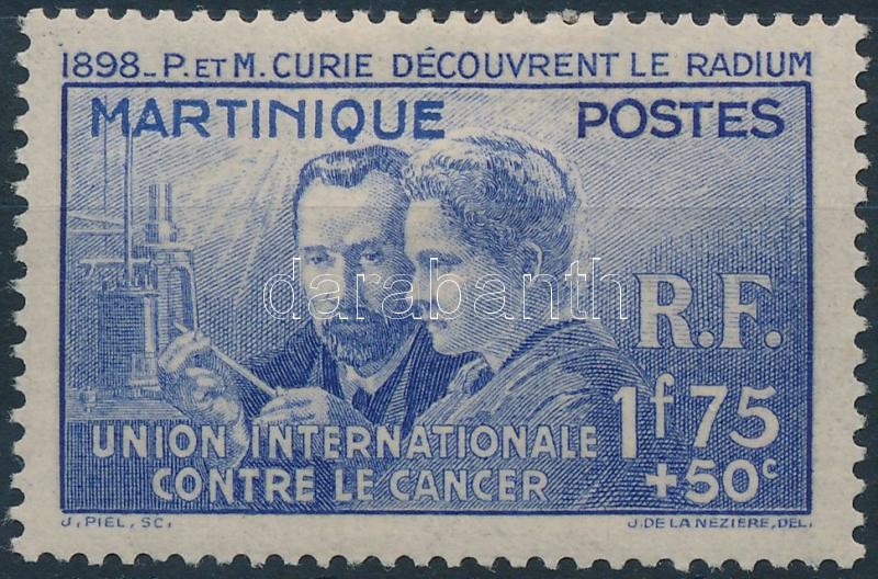 Curie: Radium stamp, Curie: Rádium felfedezésének 40. évfordulója