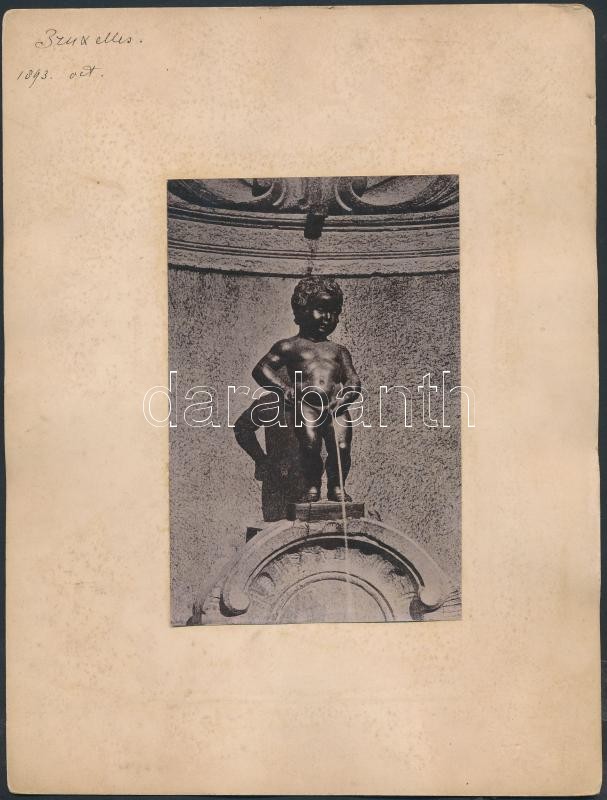 1893 Brüsszel, 15x10 cm, karton 25x19 cm /
1893 Brussels, 15x10 cm