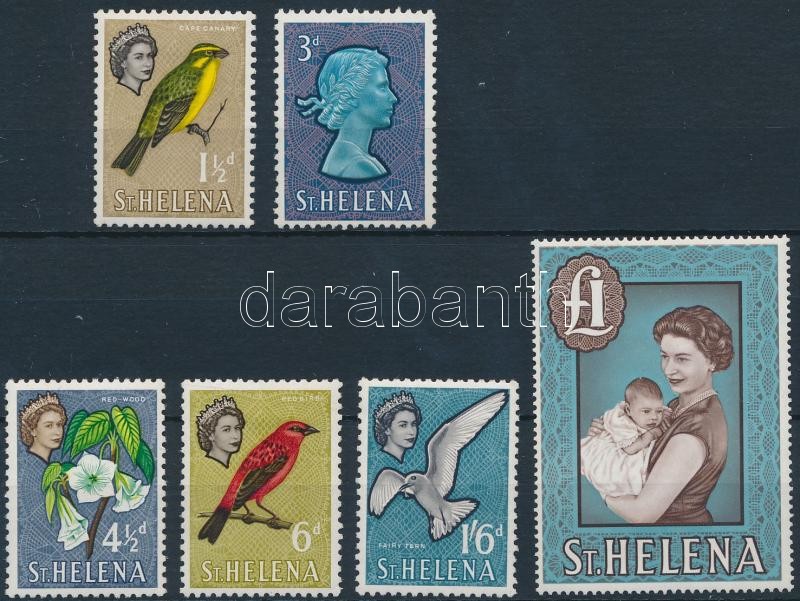 6 definitive stamps, 6 db Forgalmi