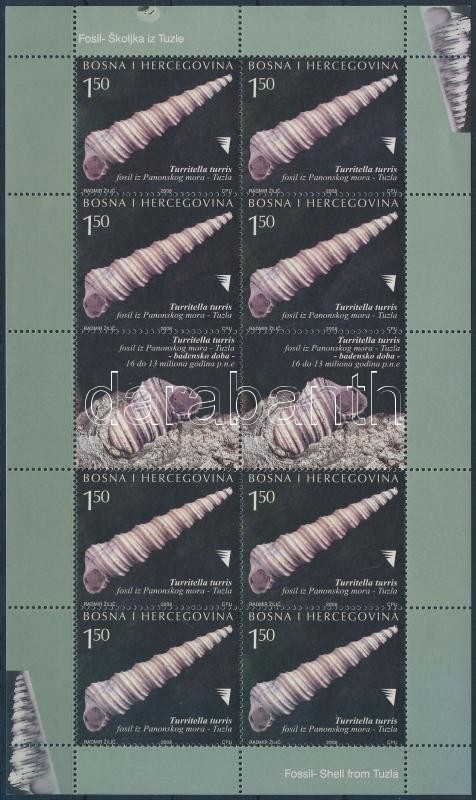 Paleontology mini sheet, Őslénytan kisív