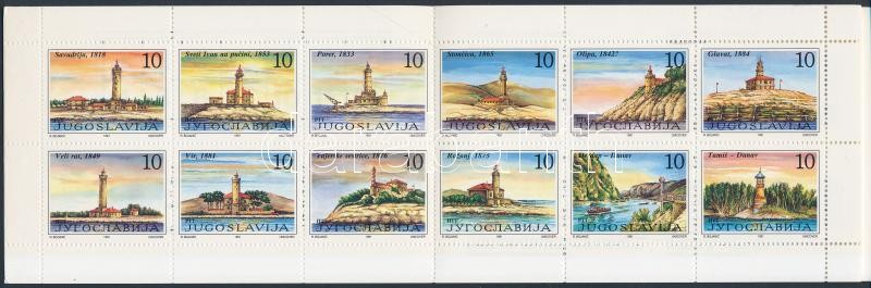 Lighthouses stamp booklet, Világítótornyok bélyegfüzet
