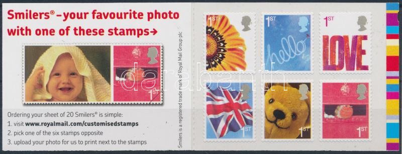 Üdvözlő bélyegek bélyegfüzet öntapadós bélyegekkel, Greeting stamps stamp booklet with self-adhesive stamps