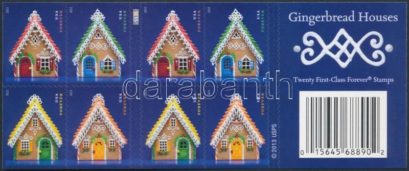 Karácsony öntapadós fólia bélyegfüzet, Christmas self-adhesive stamp booklet foil