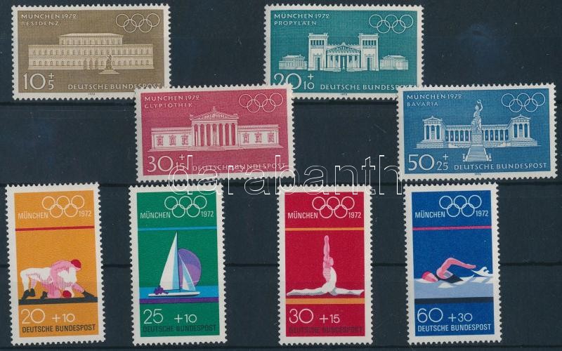 1970 + 1972 Summer Olympics 2 diff sets, 1970 + 1972 Nyári olimpia 2 klf sor