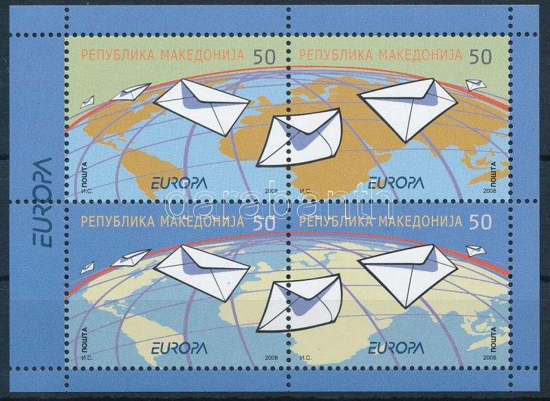 Europa CEPT: Letter stampbooklet sheet, Europa CEPT: Levél bélyegfüzetlap