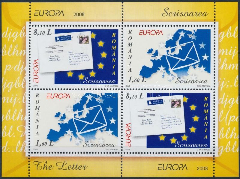 Europa CEPT: Levél blokk, Europa CEPT: Letter block