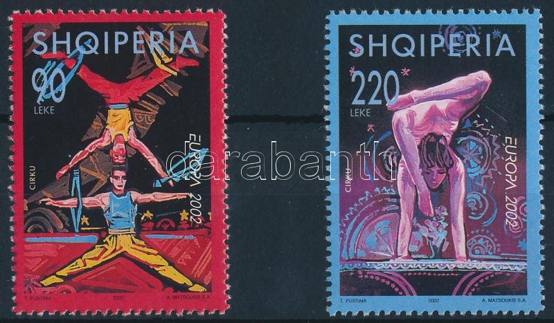Europa CEPT: Circus 2 stamps from set, Europa CEPT: Cirkusz sor 2 értéke