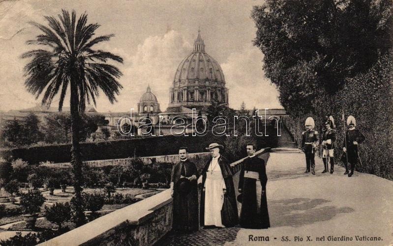 Rome, Roma; Pope Pius X, Giardino Vaticano